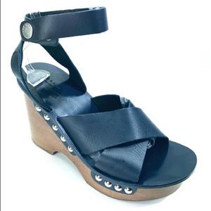 Rag and Bone Navy Platform Wedge
